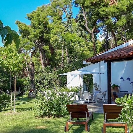 Villa Aurora In Sani With Garden And Pool Екстериор снимка
